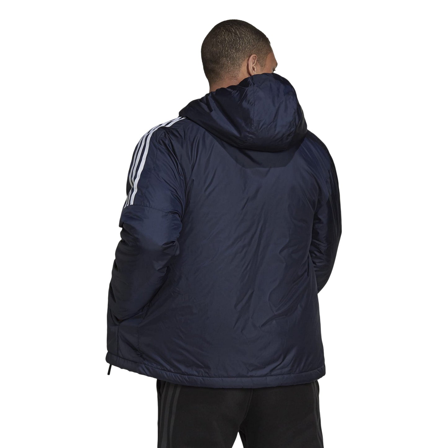 Legend Ink - Back - Adidas Mens Insulated Hooded Jacket