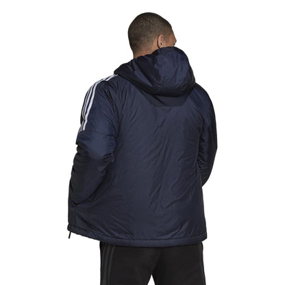 Legend Ink - Back - Adidas Mens Insulated Hooded Jacket