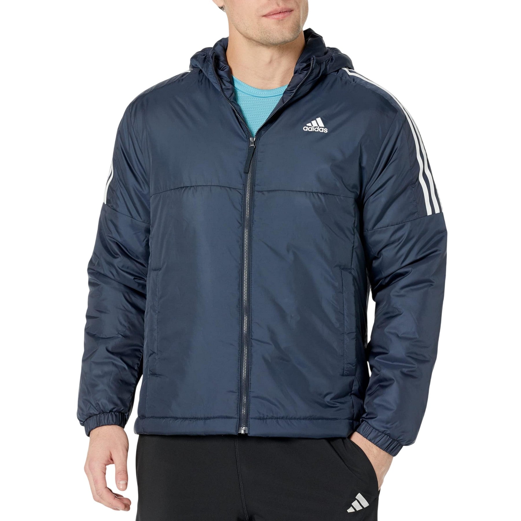 Legend Ink - Lifestyle - Adidas Mens Insulated Hooded Jacket