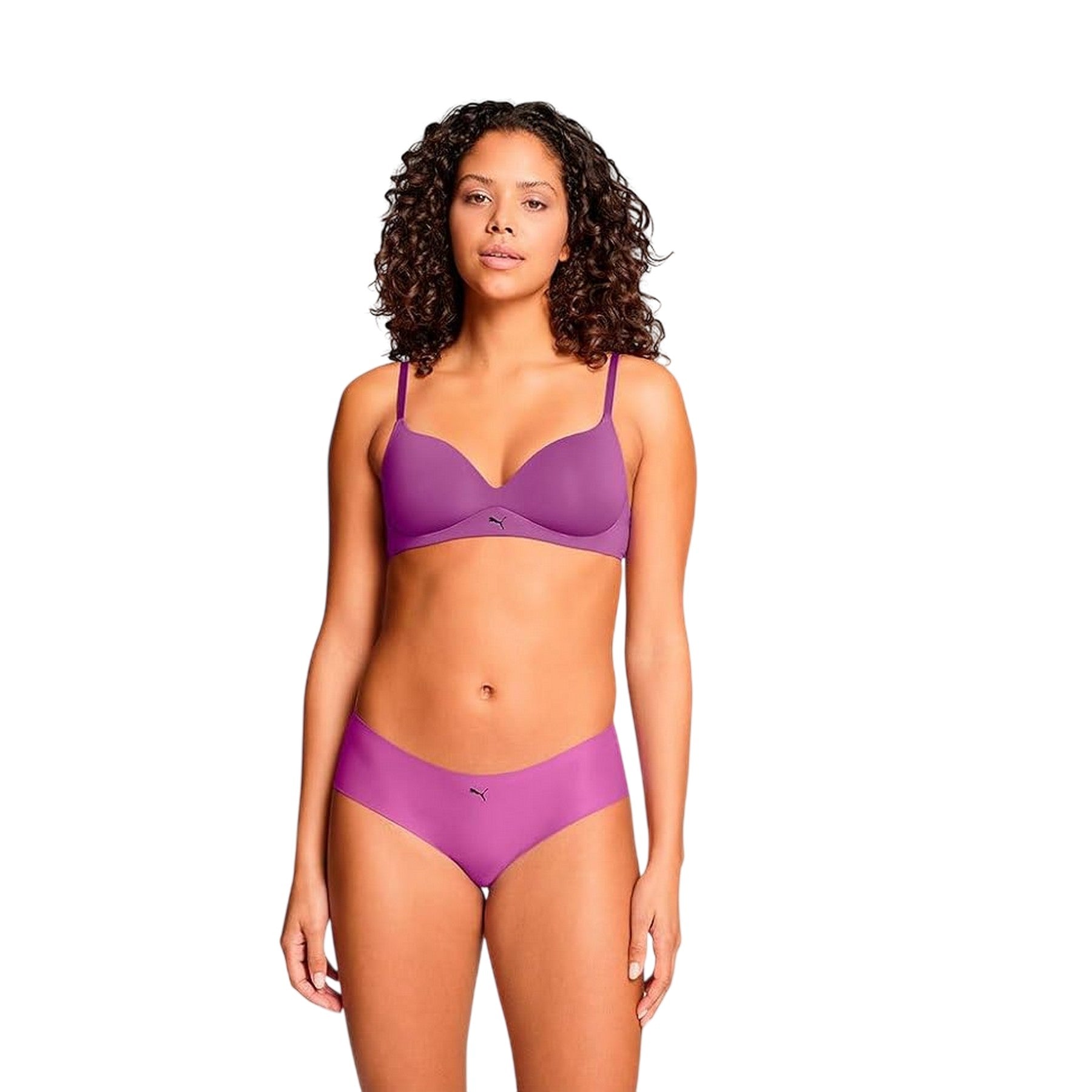 Astral Purple - Side - Puma Womens-Ladies String Seamless Thong