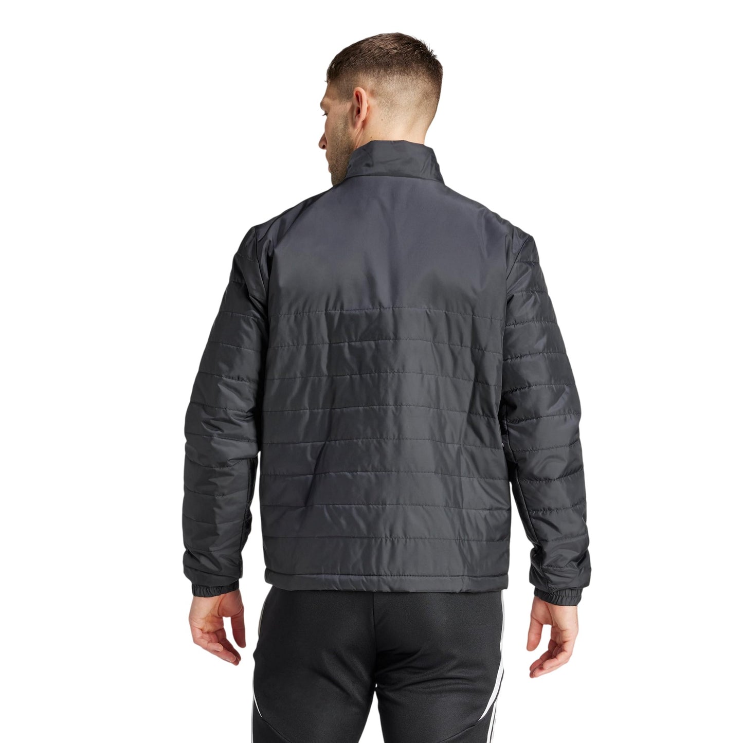 Black - Back - Adidas Mens Entrada Jacket