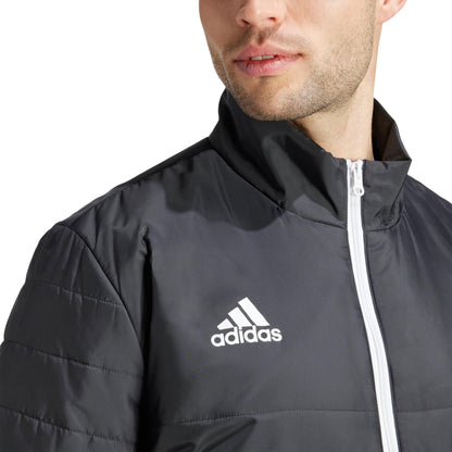 Black - Side - Adidas Mens Entrada Jacket