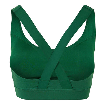 Vine Green - Back - Puma Womens-Ladies Medium Impact Sports Bra