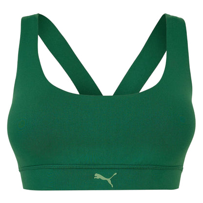 Vine Green - Front - Puma Womens-Ladies Medium Impact Sports Bra