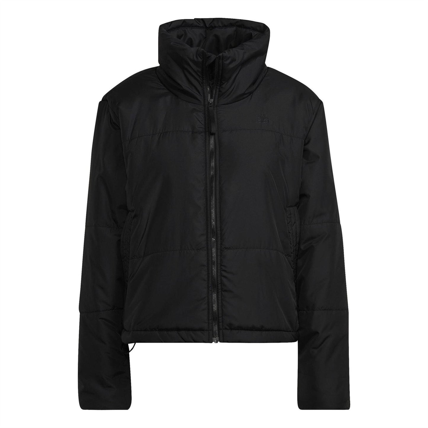 Black - Front - Adidas Womens-Ladies Bsc Down Jacket