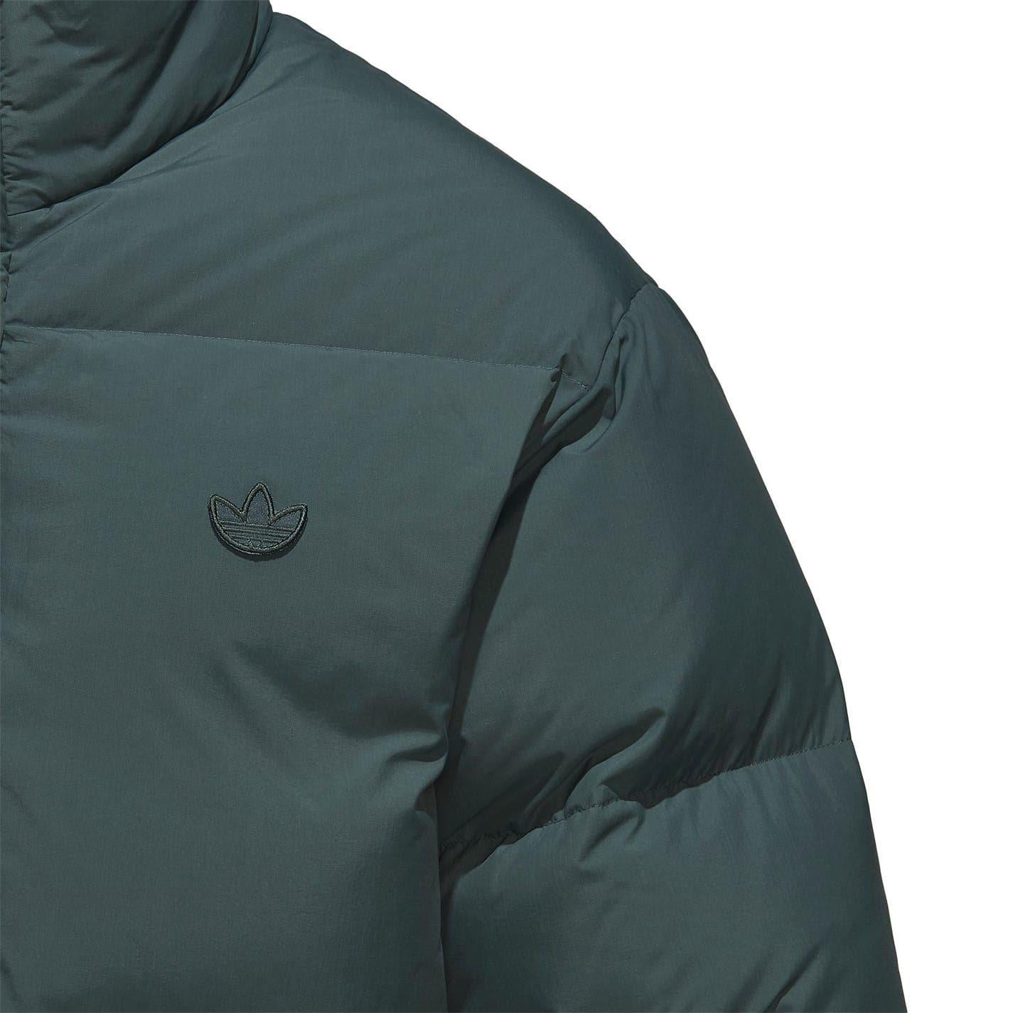 Mineral Green - Side - Adidas Mens Relaxed Fit Puffer Jacket