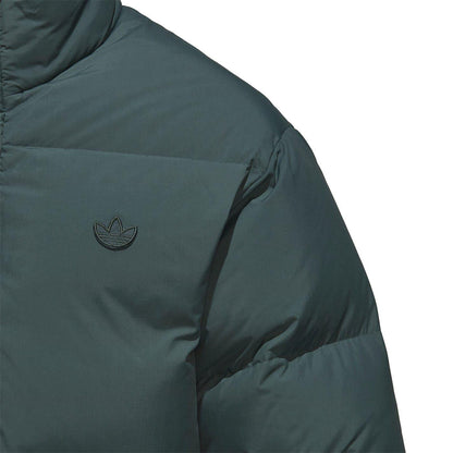 Mineral Green - Side - Adidas Mens Relaxed Fit Puffer Jacket