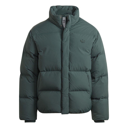 Mineral Green - Front - Adidas Mens Relaxed Fit Puffer Jacket