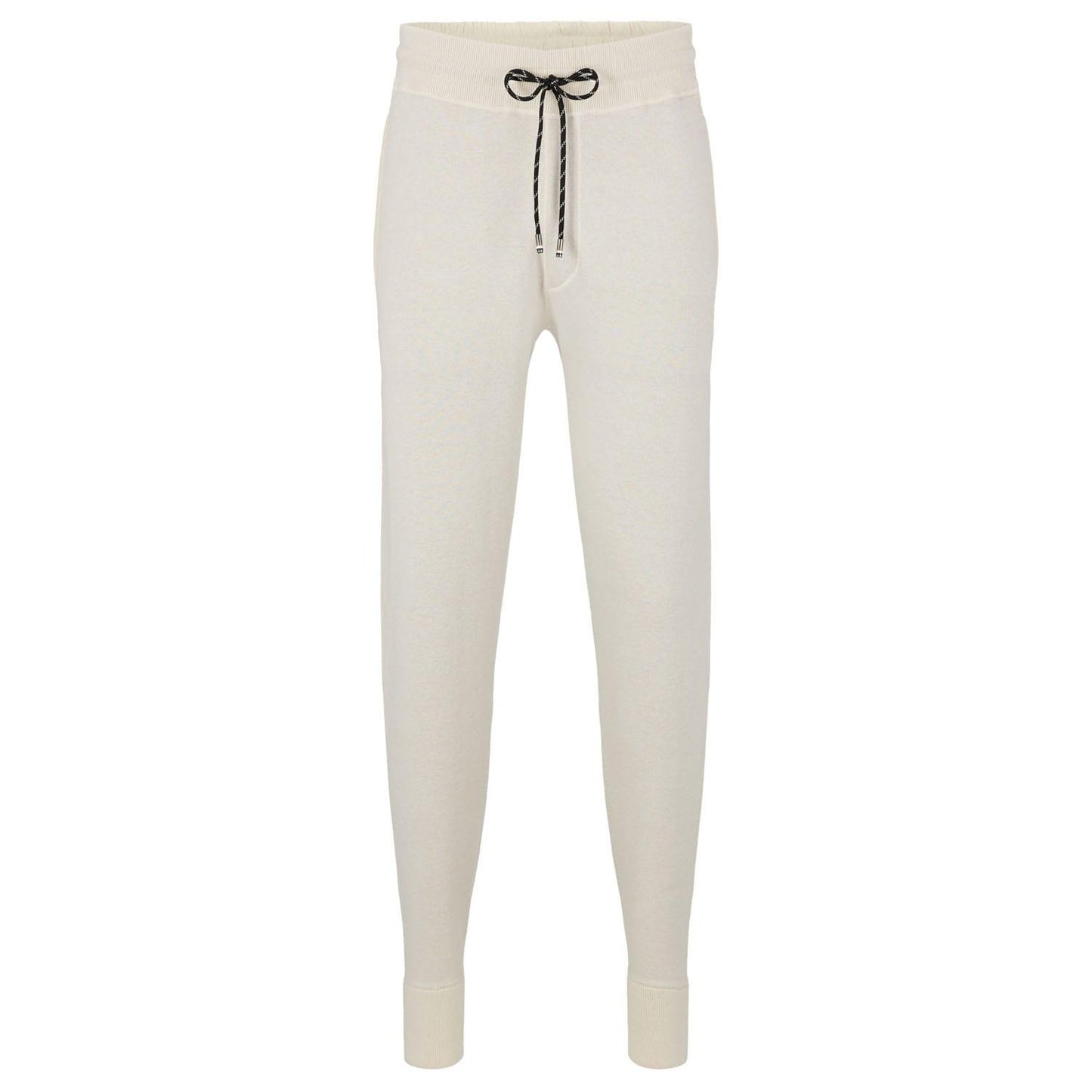 White - Front - Boss Mens Lacri Jogging Bottoms