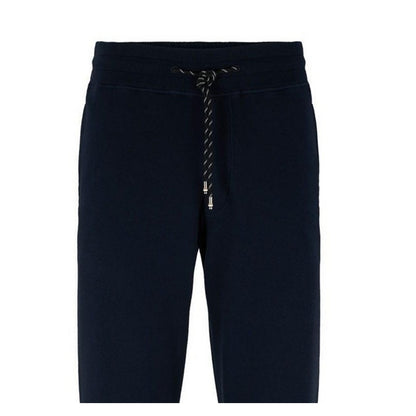 Dark Blue - Back - Boss Mens Lacri Jogging Bottoms