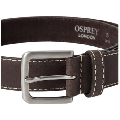 Chocolate - Side - London Dickens Leather Belt