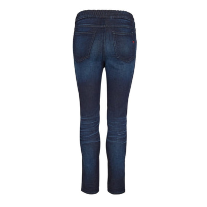 Blue Denim - Back - Diesel Womens-Ladies Washed Denim Tailored Jeans