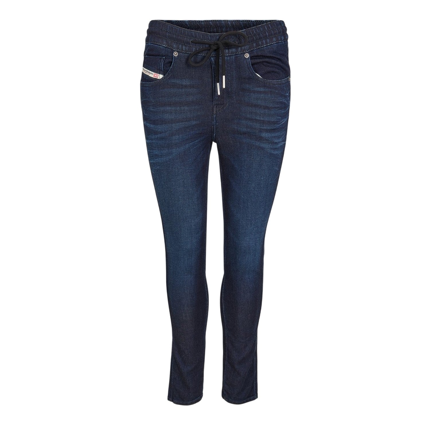 Blue Denim - Front - Diesel Womens-Ladies Washed Denim Tailored Jeans