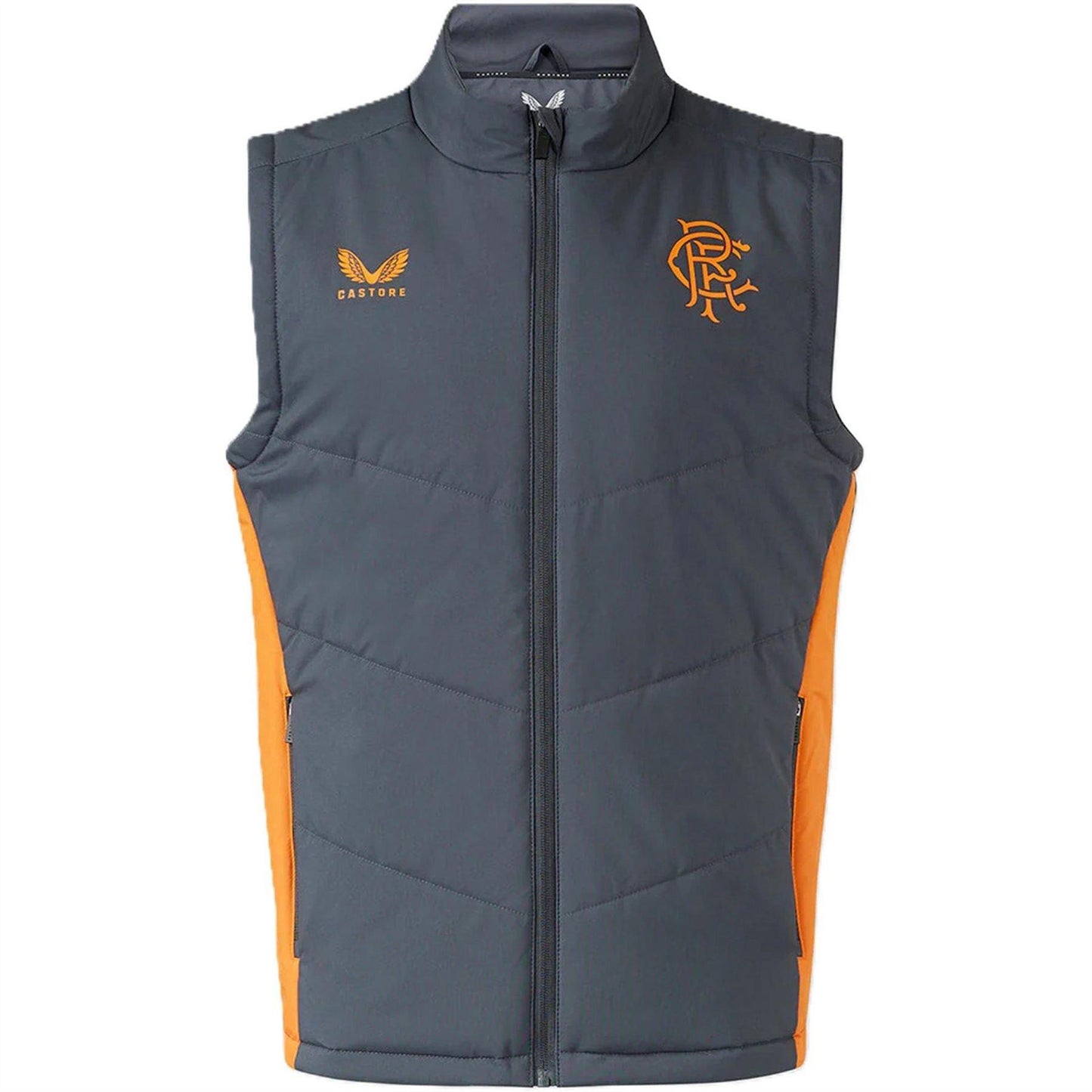 True Red - Front - Castore Mens Rangers FC Gilet