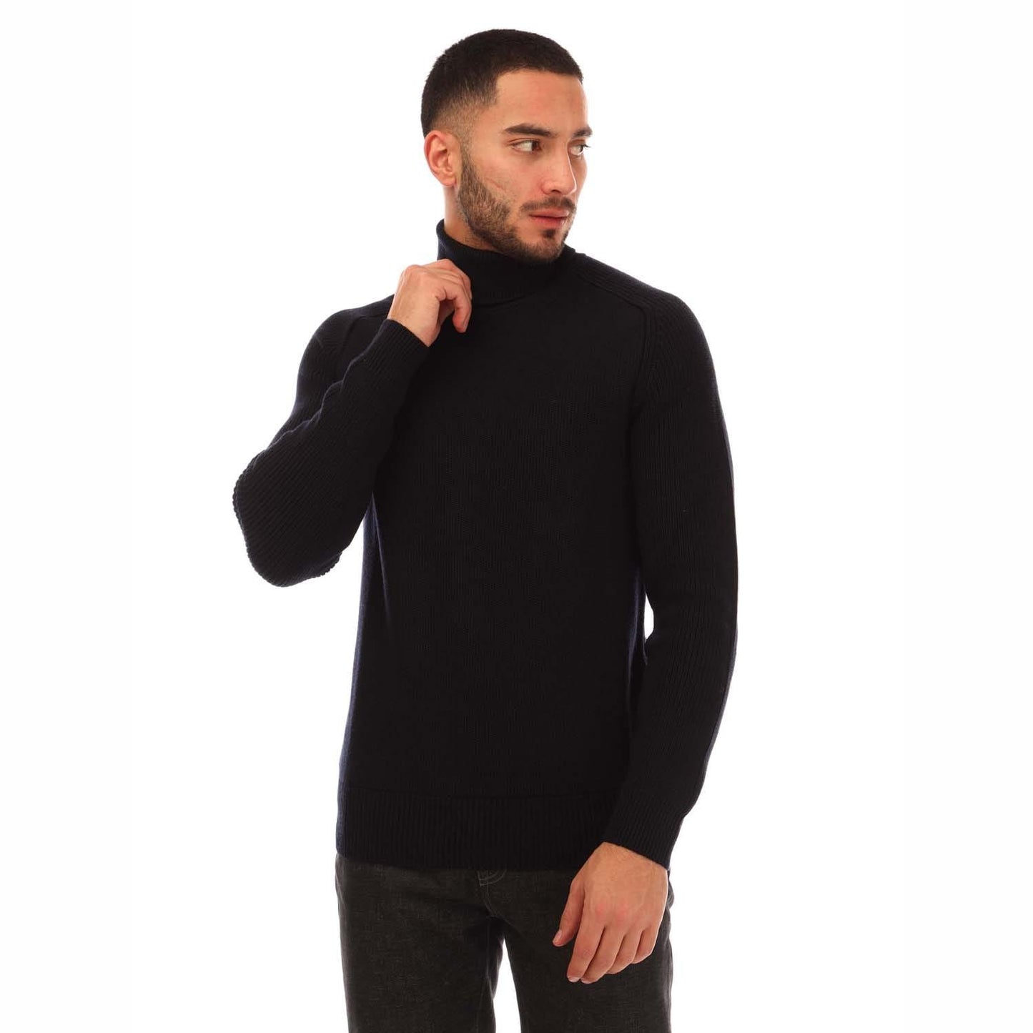 Dark Blue - Front - Boss Mens Manuello Sweatshirt