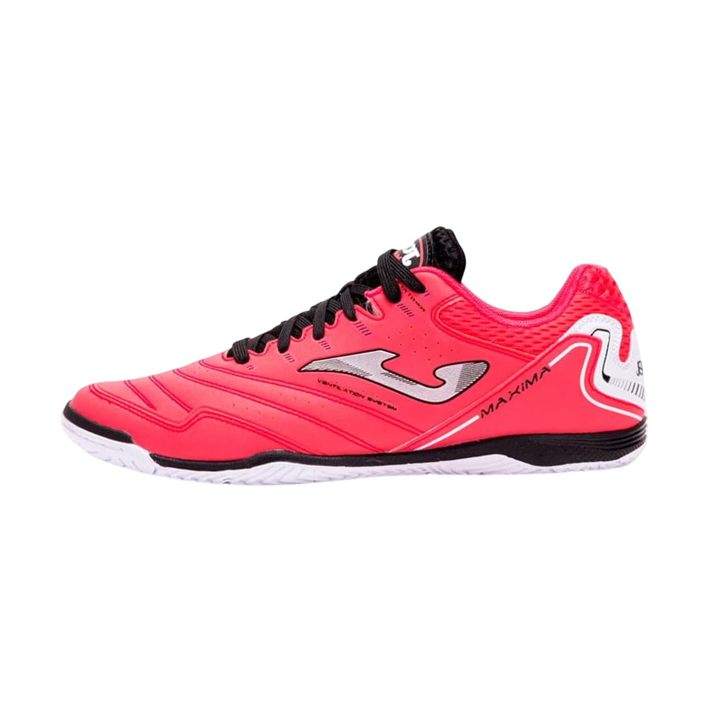 Red - Front - Joma Mens Maxima Reinforced Toe Indoor Football Shoes