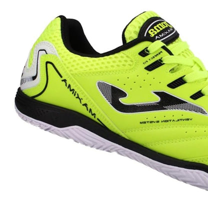 Fluorescent Yellow - Lifestyle - Joma Mens Maxima Reinforced Toe Indoor Football Shoes