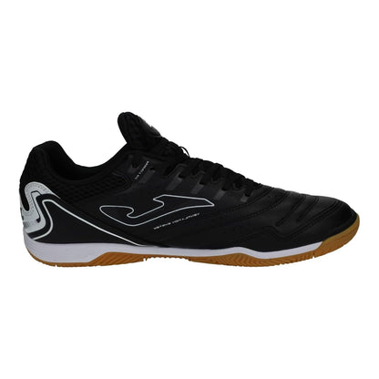Black-White - Front - Joma Mens Maxima Reinforced Toe Indoor Football Shoes