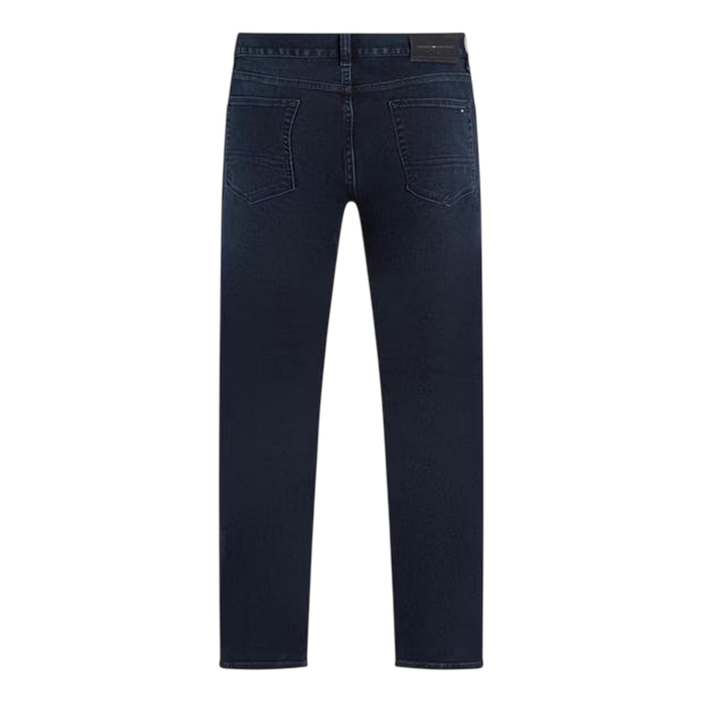 Blue Black - Back - Tommy Hilfiger Mens Denton Slim Jeans