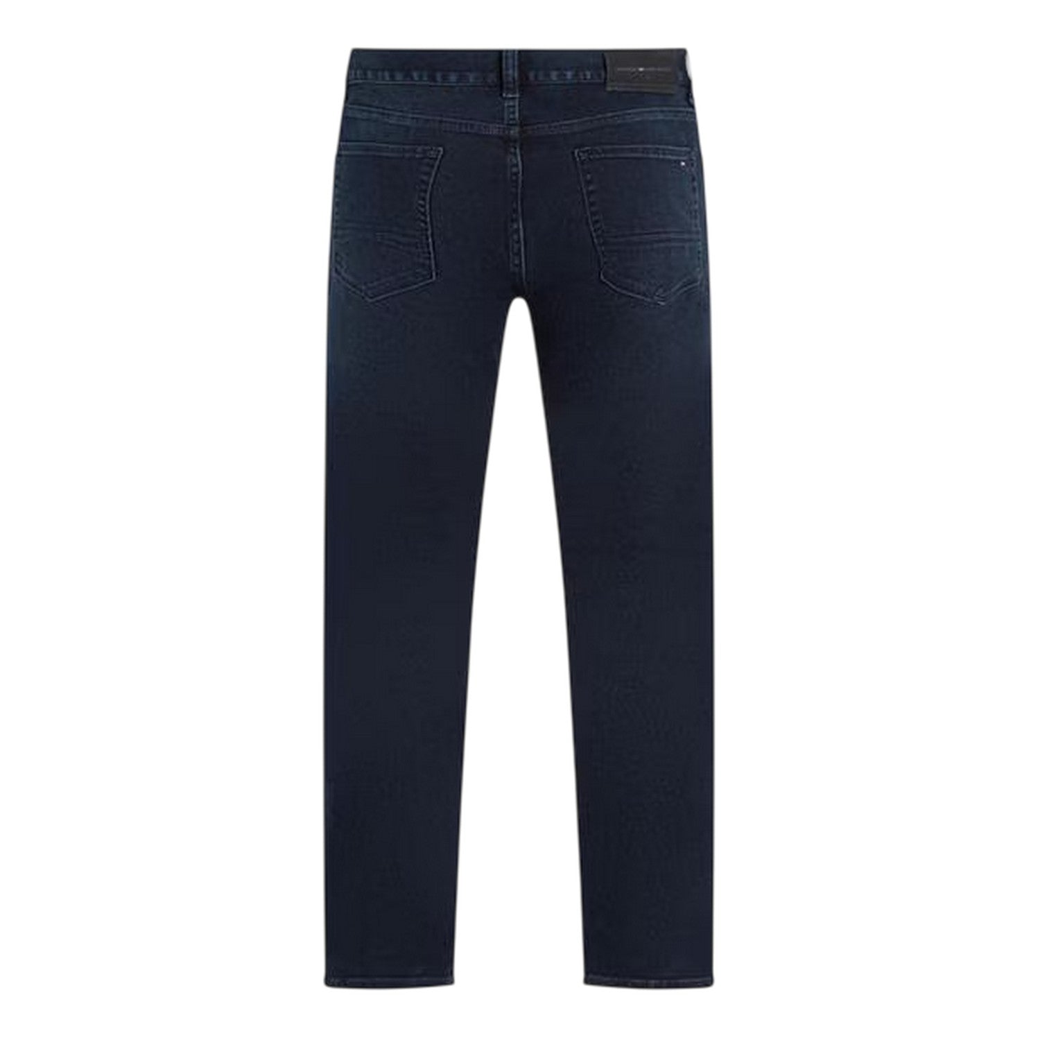 Blue Black - Back - Tommy Hilfiger Mens Denton Slim Jeans