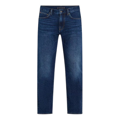 Dark Blue - Front - Tommy Hilfiger Mens Denton Slim Jeans