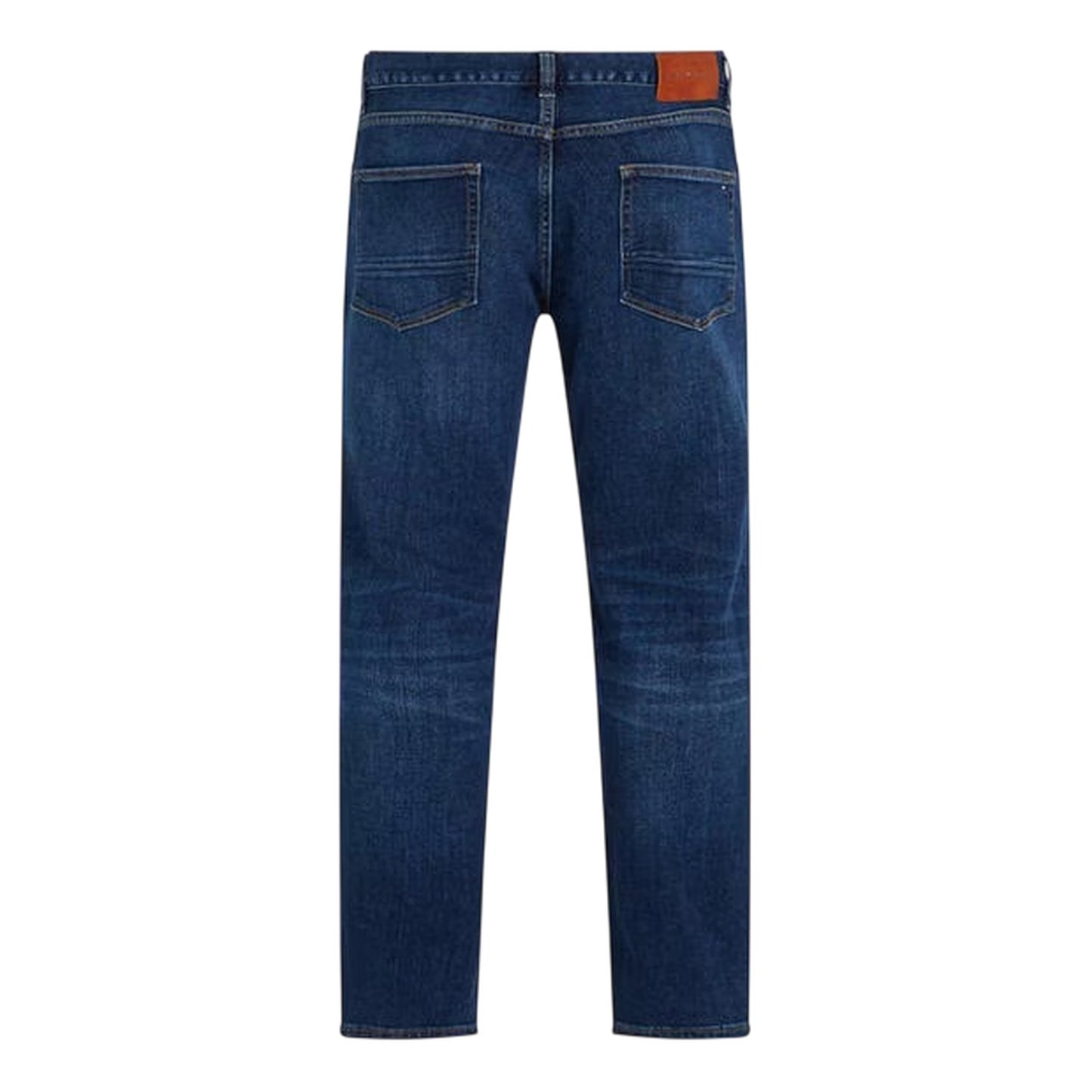 Dark Blue - Back - Tommy Hilfiger Mens Denton Slim Jeans