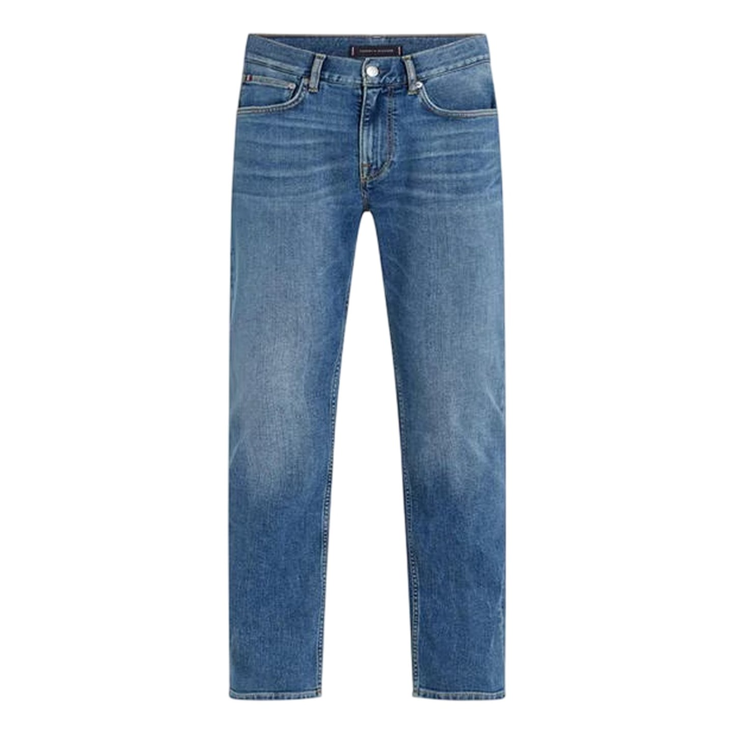 Light Blue - Front - Tommy Hilfiger Mens Denton Slim Jeans