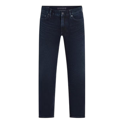 Blue Black - Front - Tommy Hilfiger Mens Denton Slim Jeans