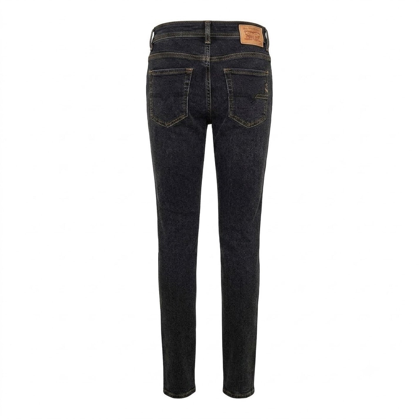 Black-Grey - Back - Diesel Womens-Ladies Slandy Straight Jeans