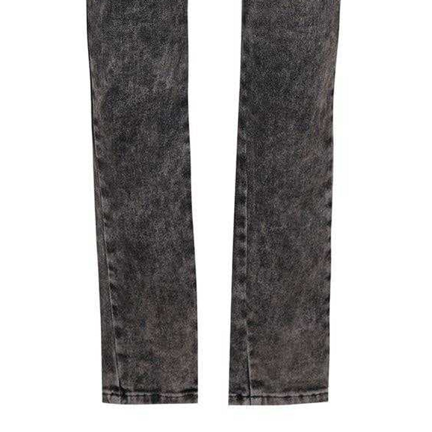 Grey Acid Wash - Side - Diesel Womens-Ladies Slandy Straight Jeans