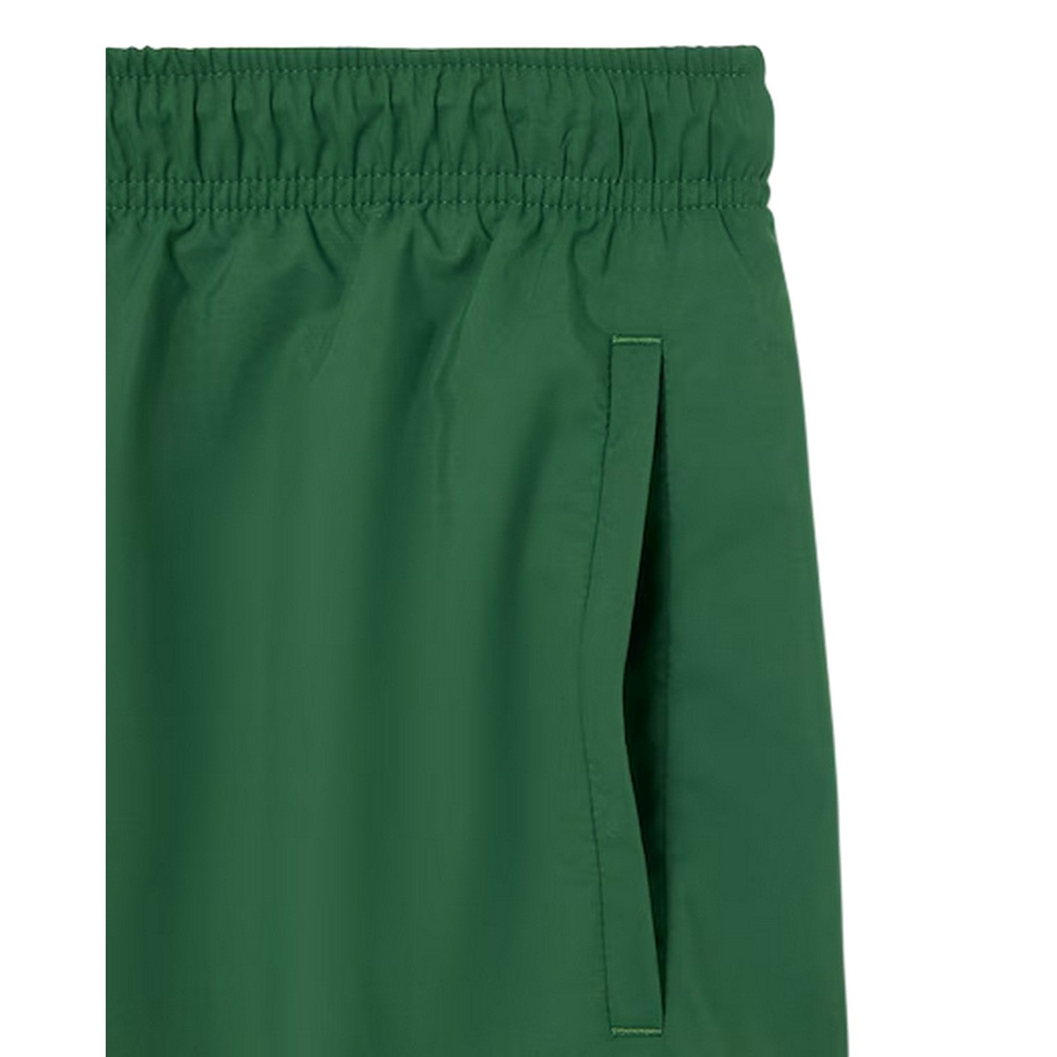 Green - Side - Lacoste Mens Logo Swim Shorts