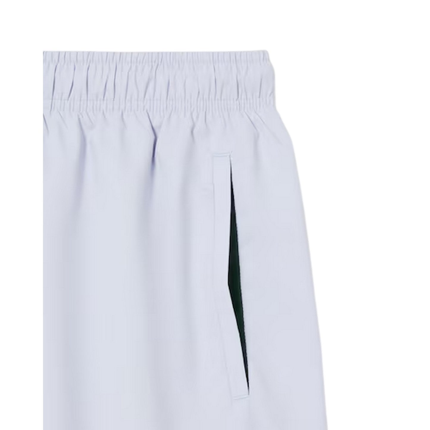Light Blue - Side - Lacoste Mens Logo Swim Shorts