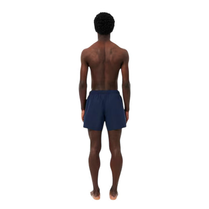 Navy - Back - Lacoste Mens Logo Swim Shorts