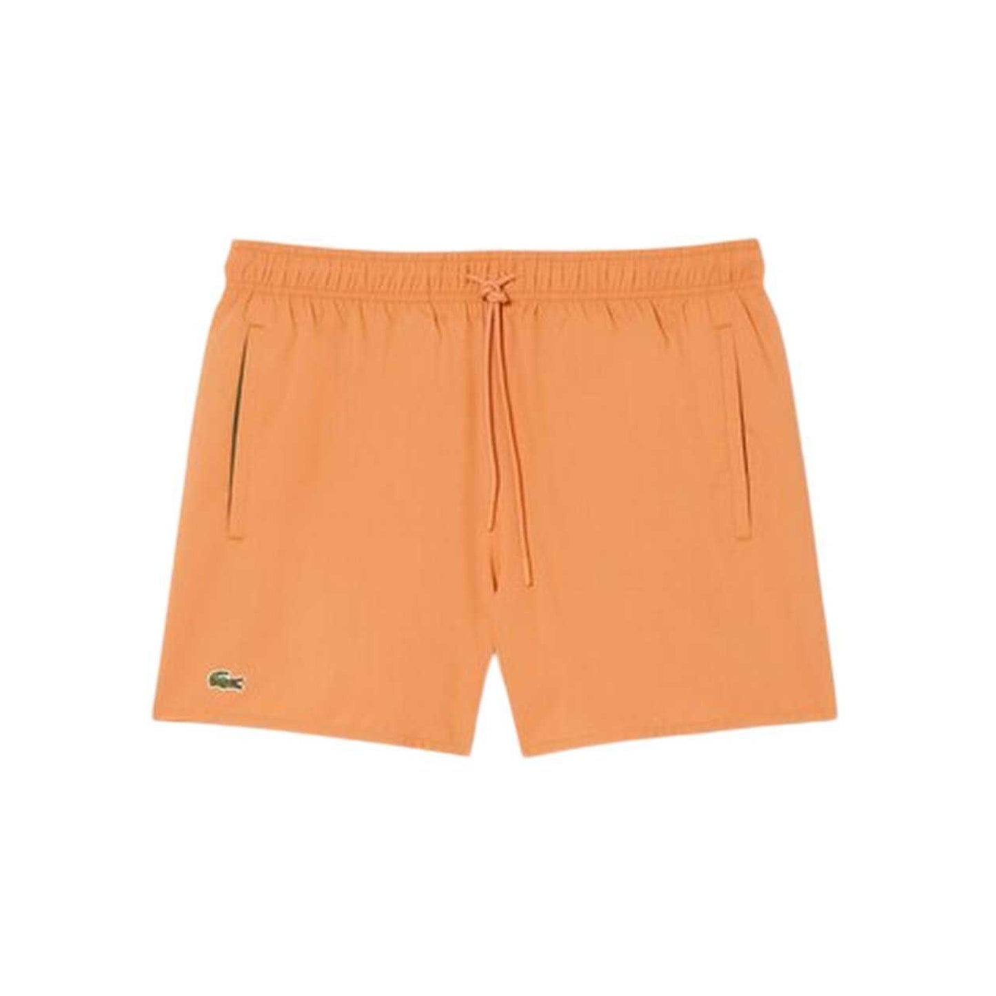 Orange - Front - Lacoste Mens Logo Swim Shorts
