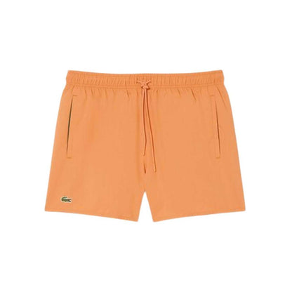 Orange - Front - Lacoste Mens Logo Swim Shorts