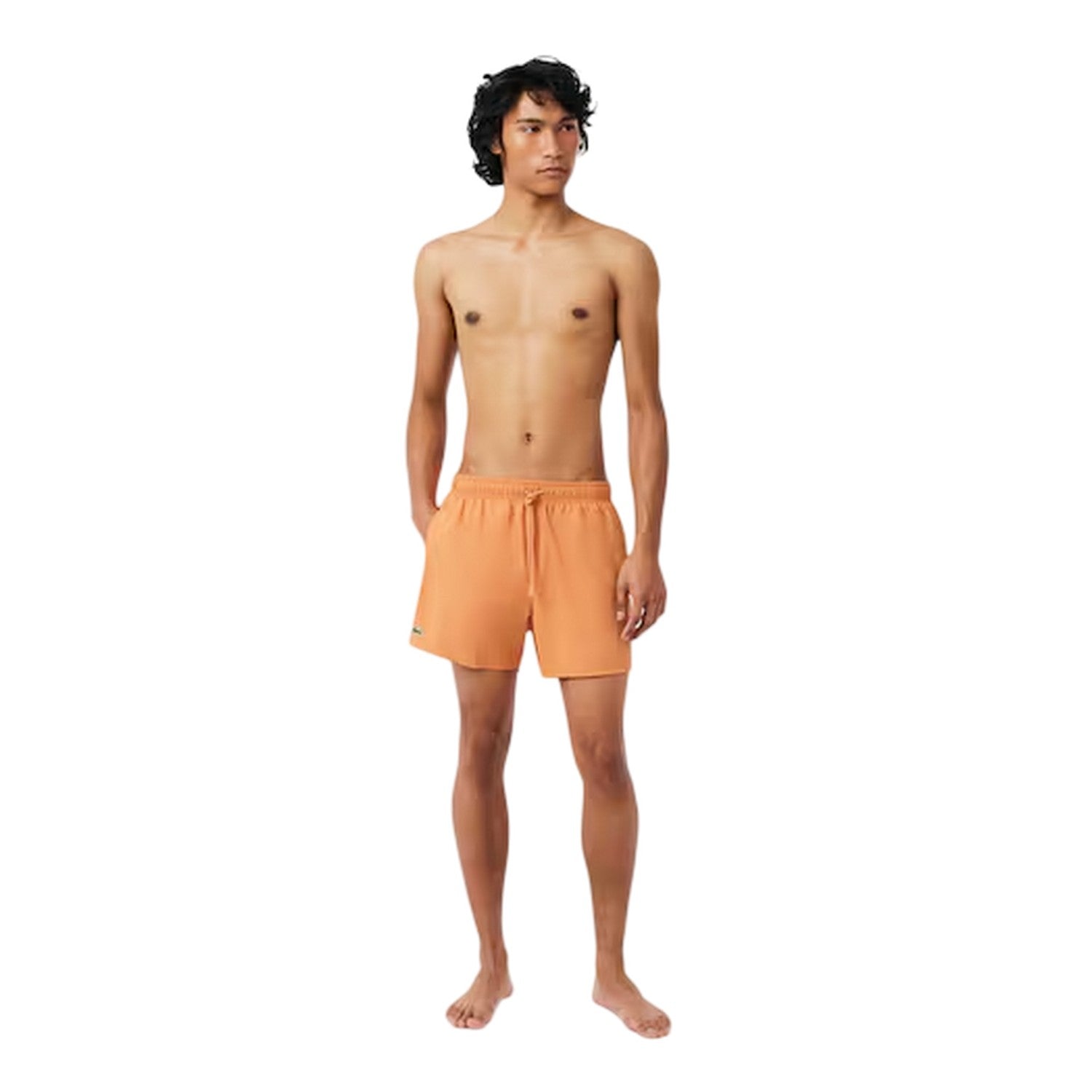 Orange - Lifestyle - Lacoste Mens Logo Swim Shorts
