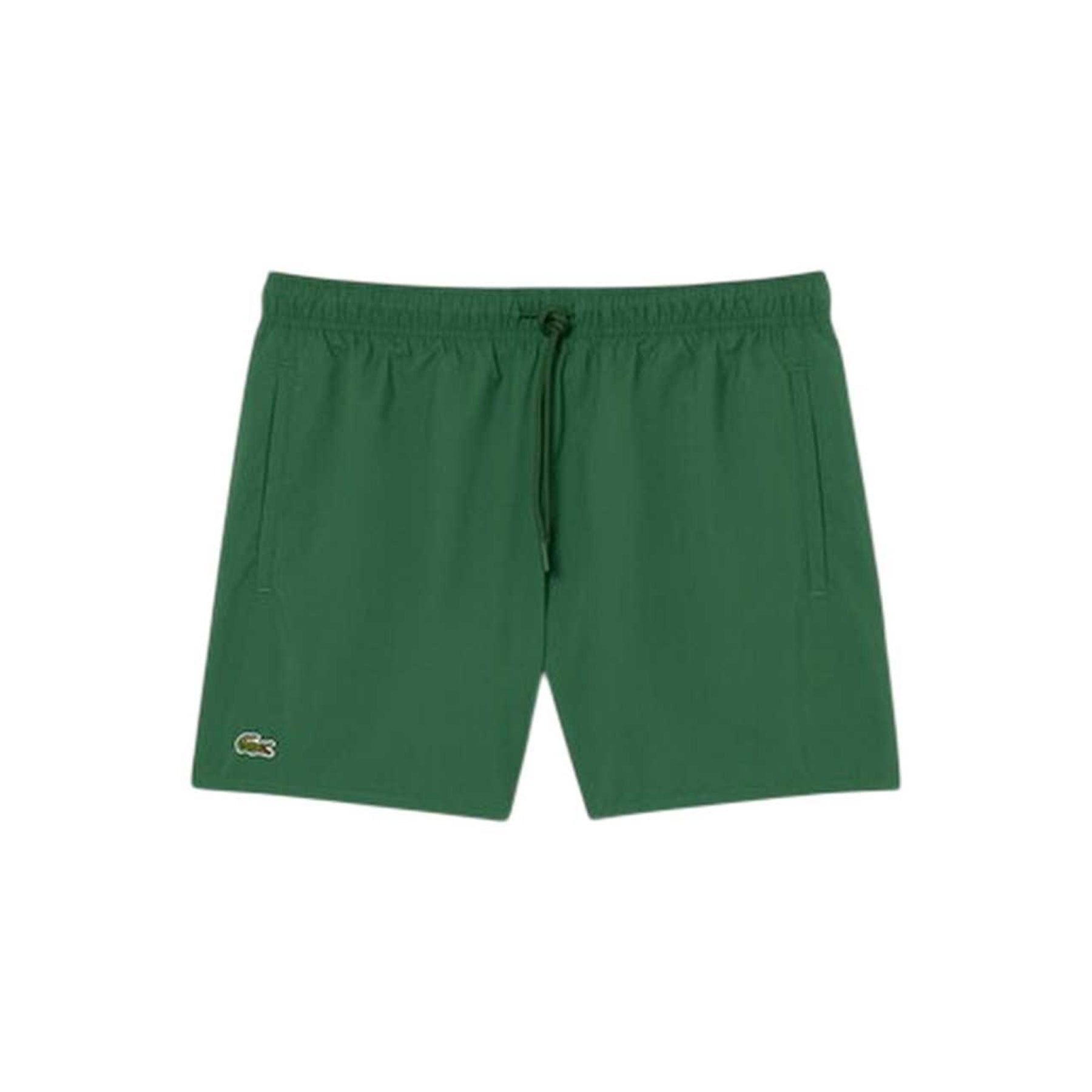 Green - Front - Lacoste Mens Logo Swim Shorts