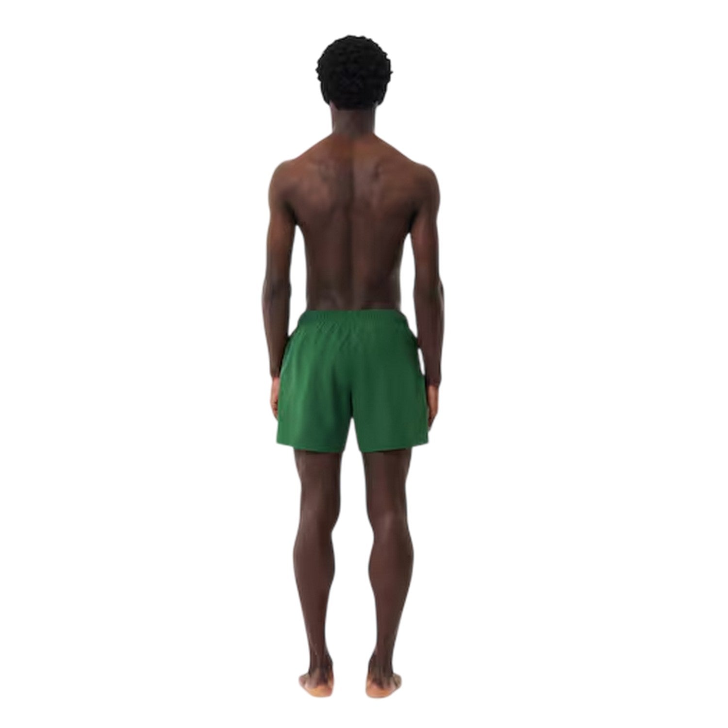 Green - Back - Lacoste Mens Logo Swim Shorts