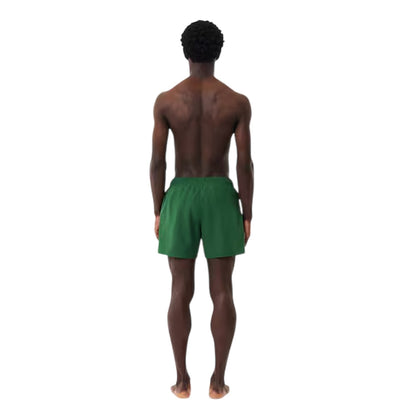 Green - Back - Lacoste Mens Logo Swim Shorts