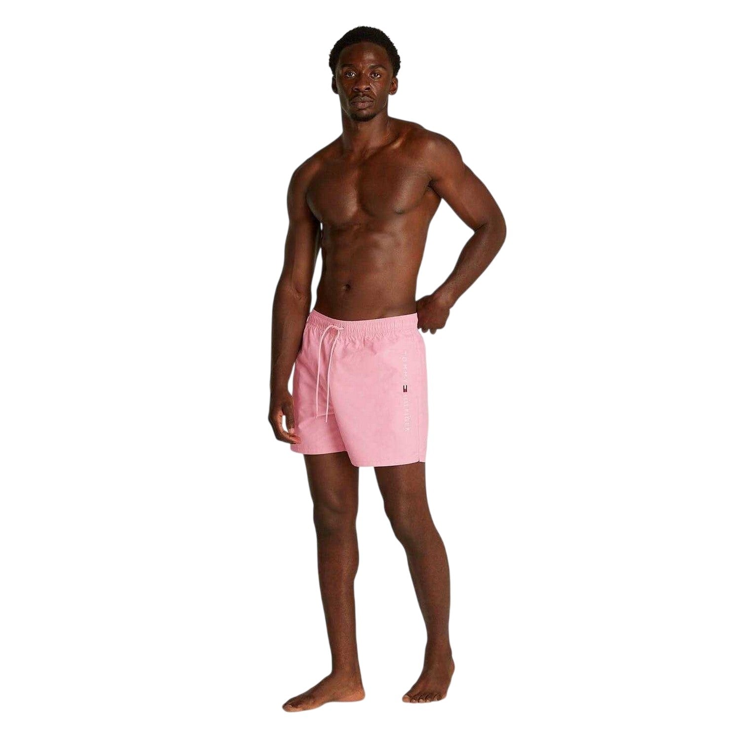 Pink - Lifestyle - Tommy Hilfiger Mens Plain Regular Swim Shorts