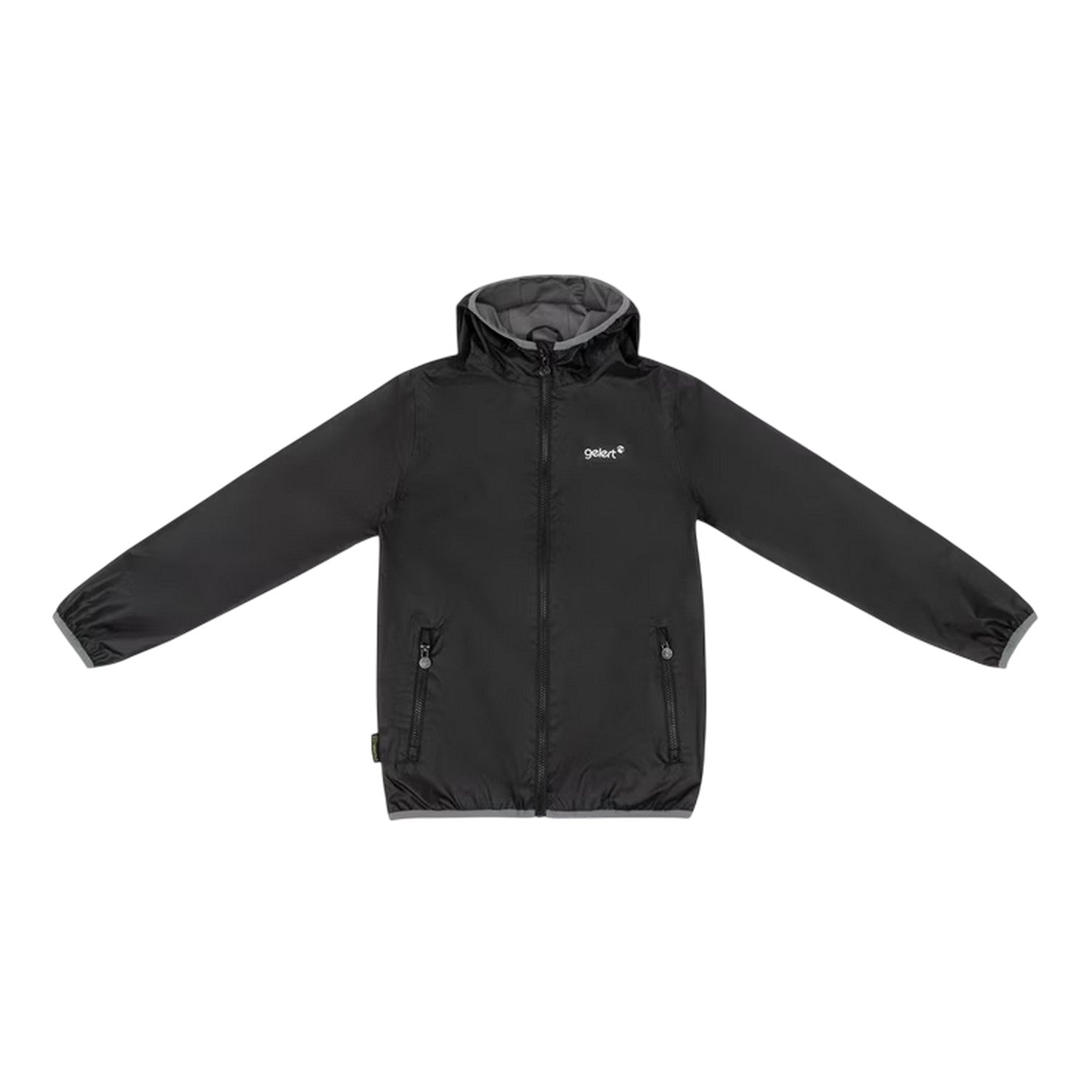 Black - Front - Gelert Childrens-Kids Dursley Waterproof Jacket