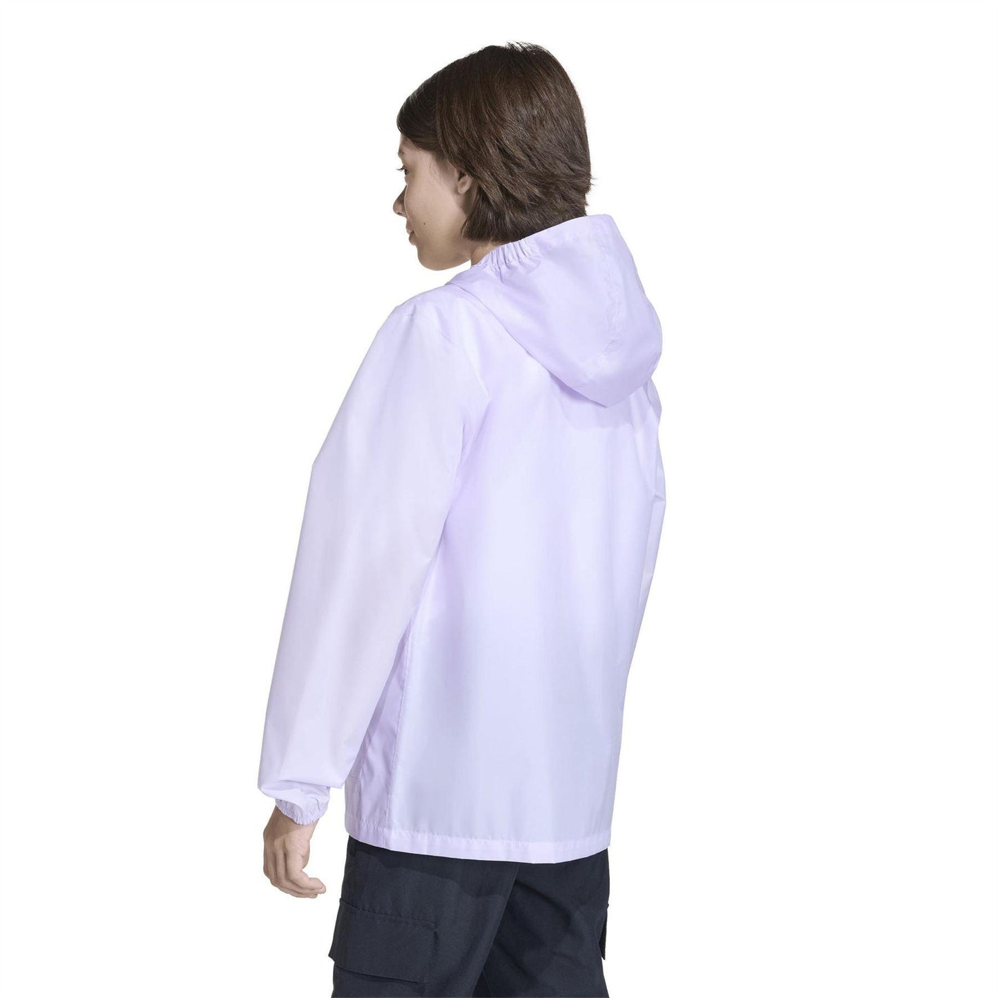 Lilac - Back - Adidas Childrens-Kids Lightweight Raincoat