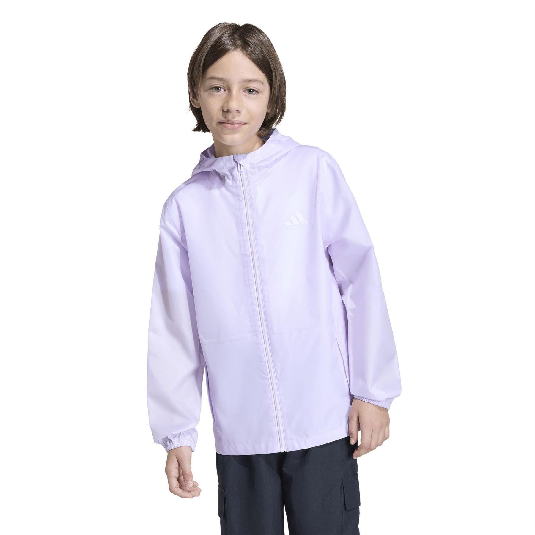 Lilac - Lifestyle - Adidas Childrens-Kids Lightweight Raincoat