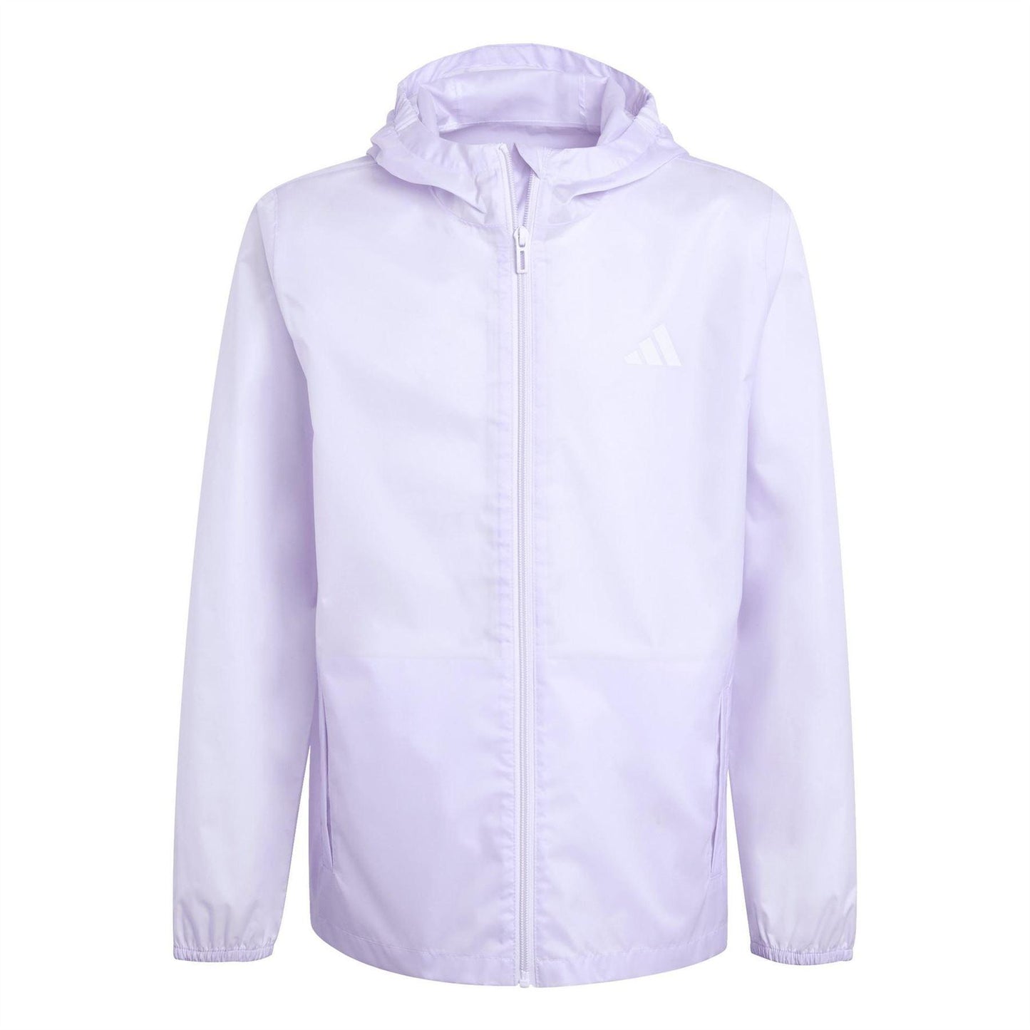 Lilac - Front - Adidas Childrens-Kids Lightweight Raincoat