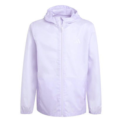Lilac - Front - Adidas Childrens-Kids Lightweight Raincoat