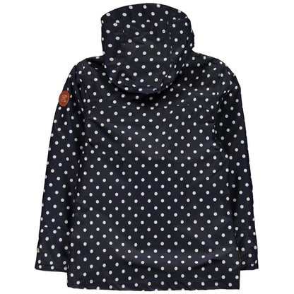 Navy Dot - Back - Gelert Childrens-Kids Coast Polka Dot Jacket