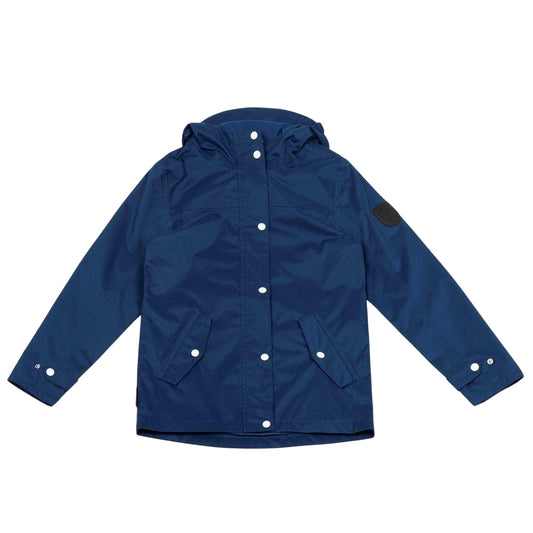 Navy - Front - Gelert Childrens-Kids Coast Polka Dot Jacket