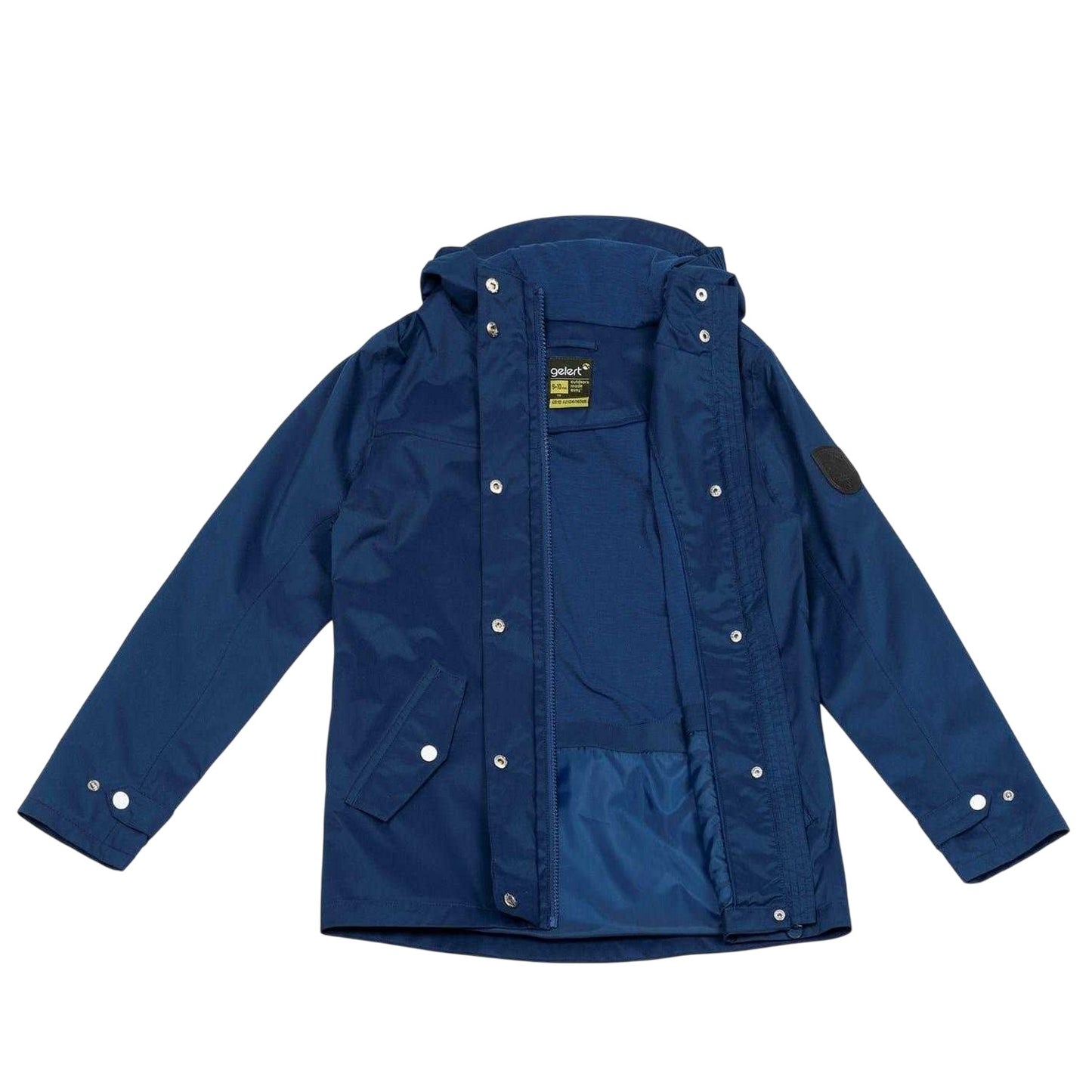 Navy - Side - Gelert Childrens-Kids Coast Polka Dot Jacket