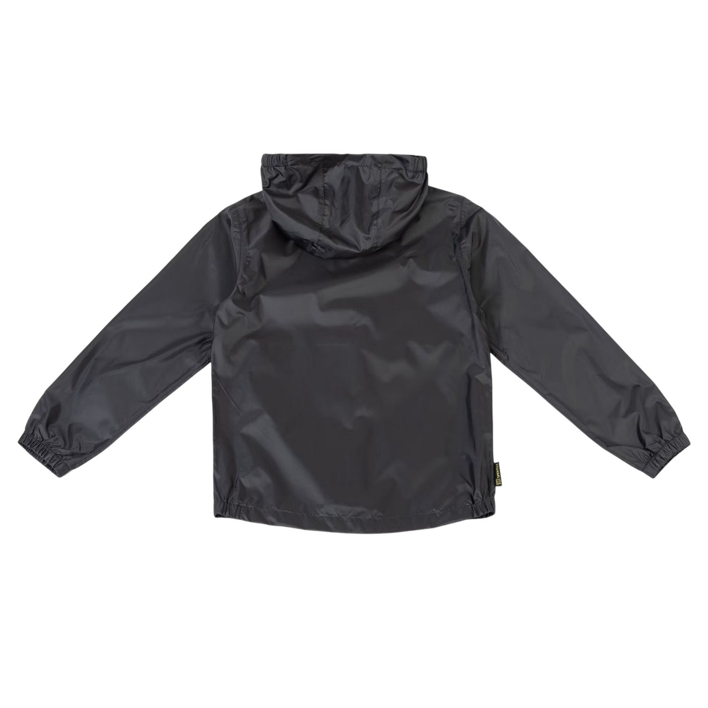 Black - Back - Gelert Childrens-Kids Packaway Raincoat