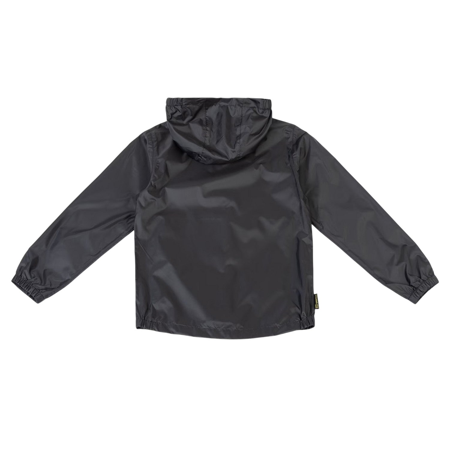 Black - Back - Gelert Childrens-Kids Packaway Raincoat